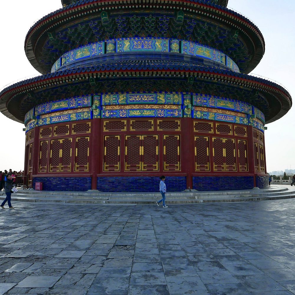 Temple Of Heaven in Beijing, China. Original public domain image from Wikimedia Commons