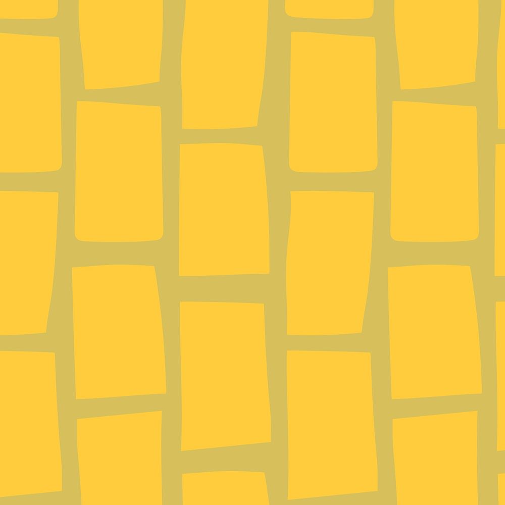Yellow blocks pattern background psd in ditalini pasta shape