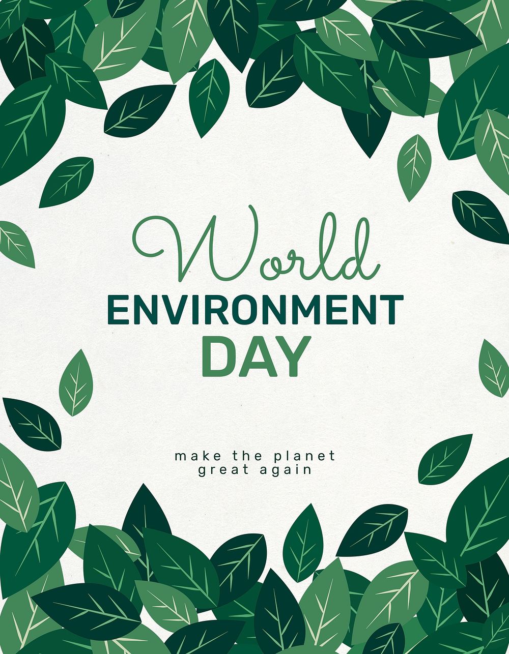 World environment day psd flyer editable template