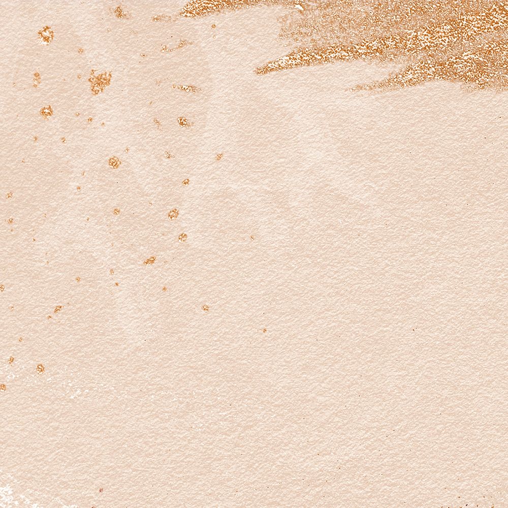 Aesthetic glitter background, beige copper design 