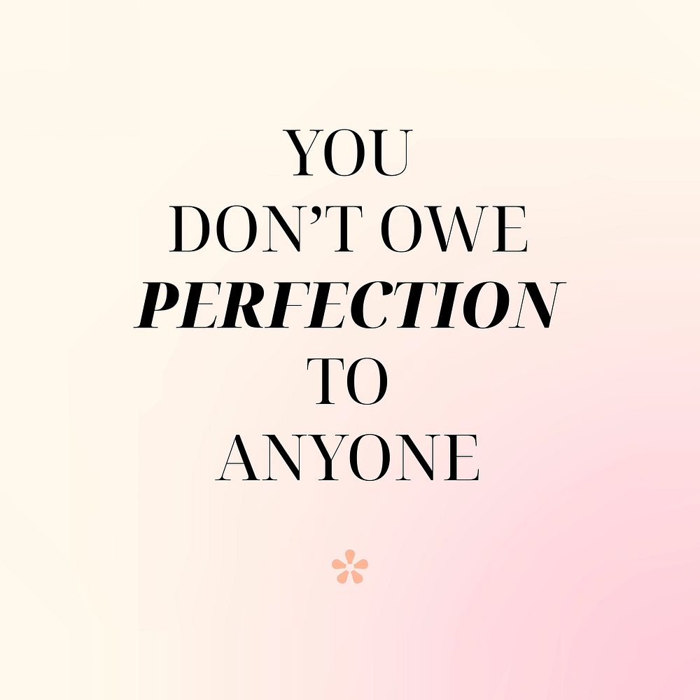 Self love quote Instagram ad | Free Vector Template - rawpixel