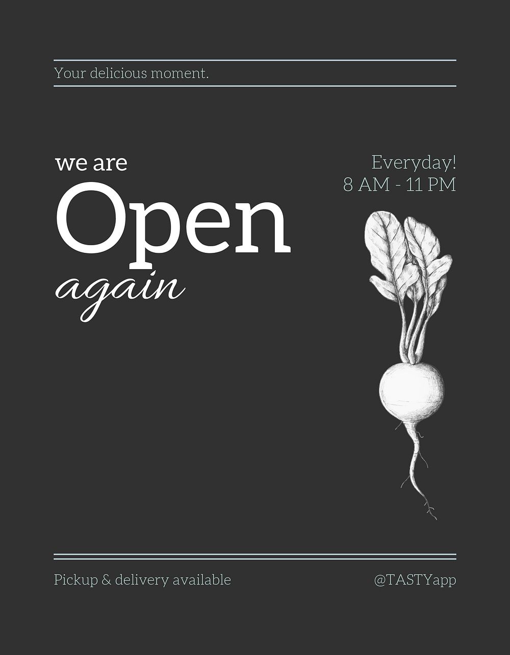 Restaurant flyer template, small business advertisement psd 