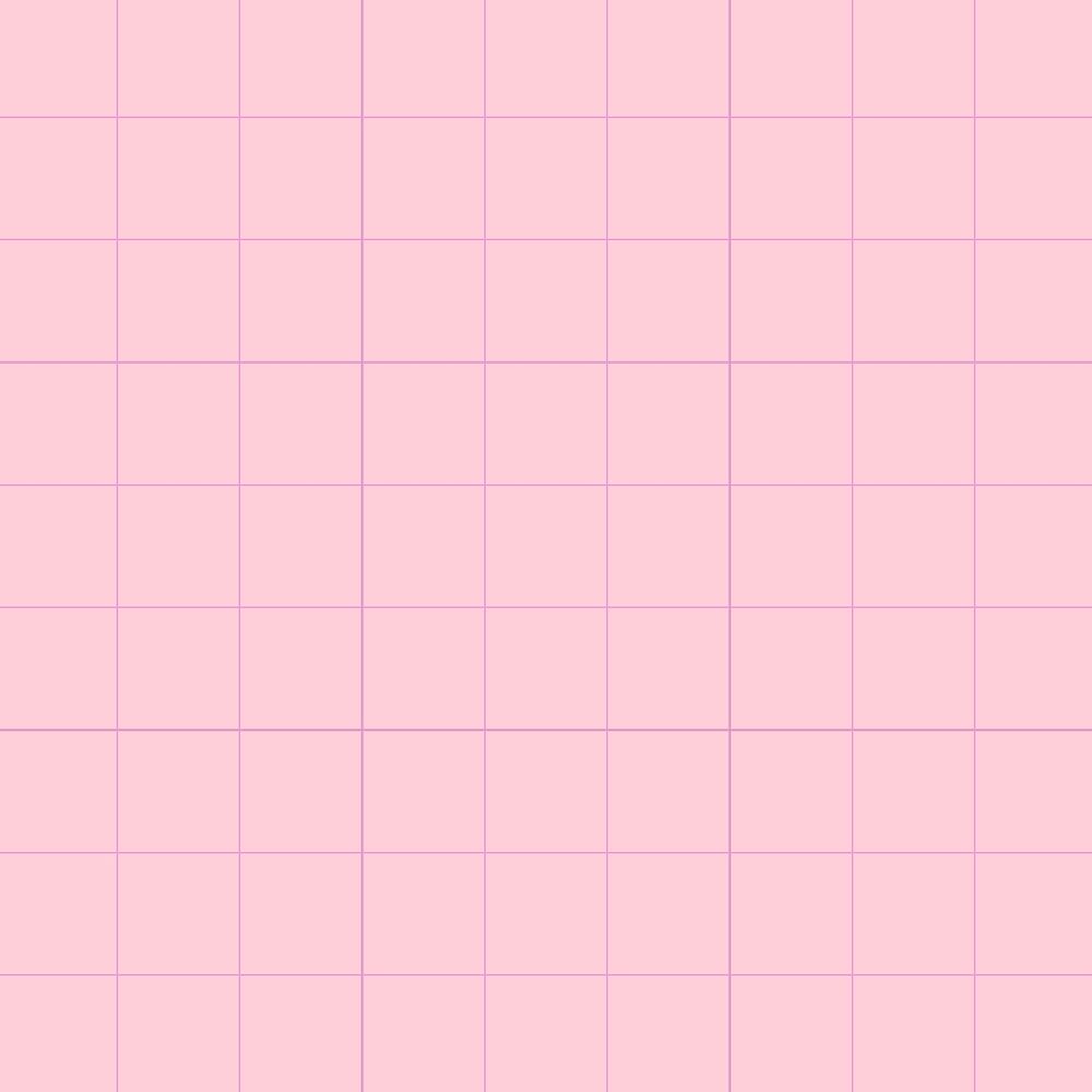 Pink grid background, minimal design