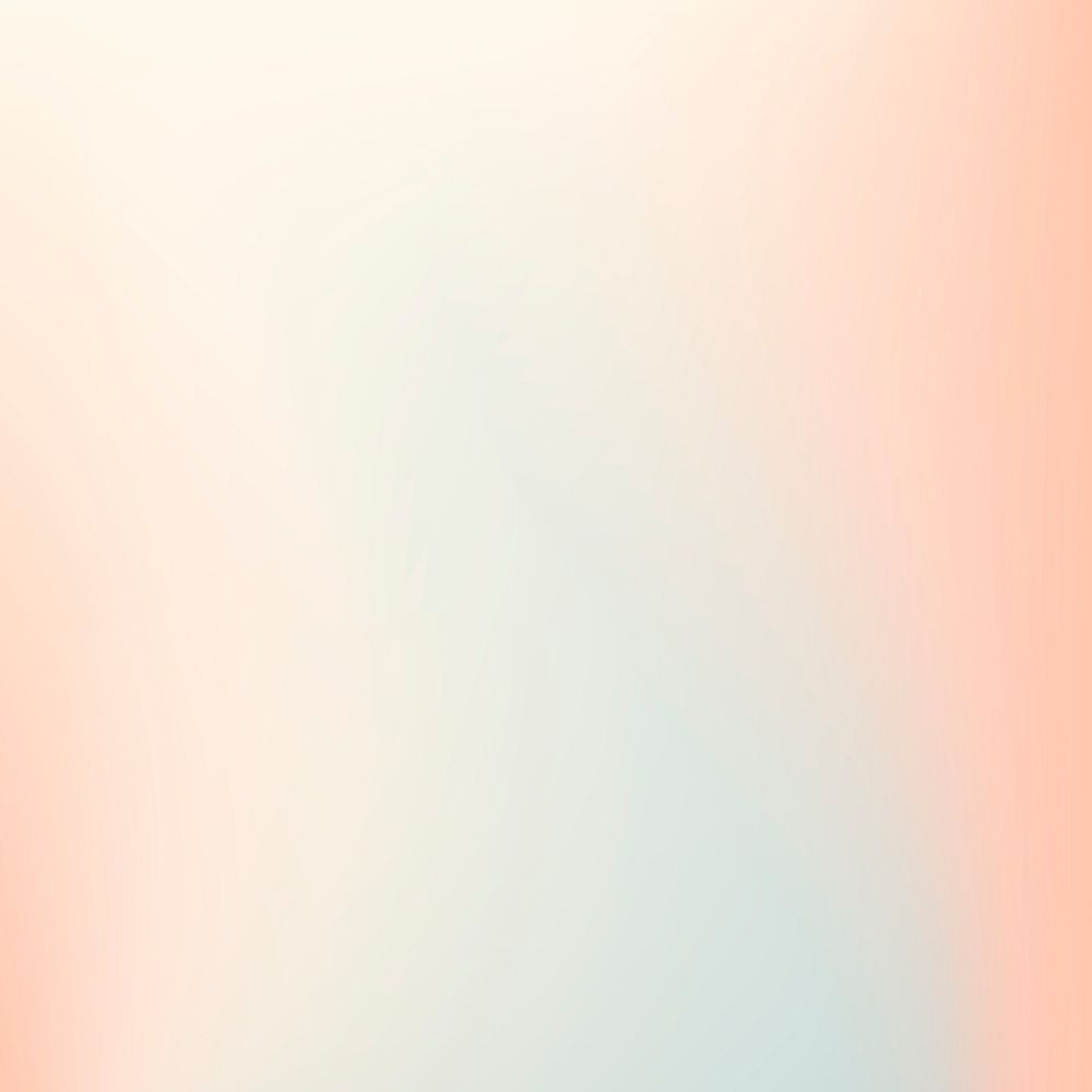 Pastel gradient background, cute orange design vector