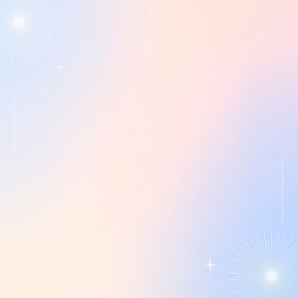 Aesthetic holographic background, iridescent design