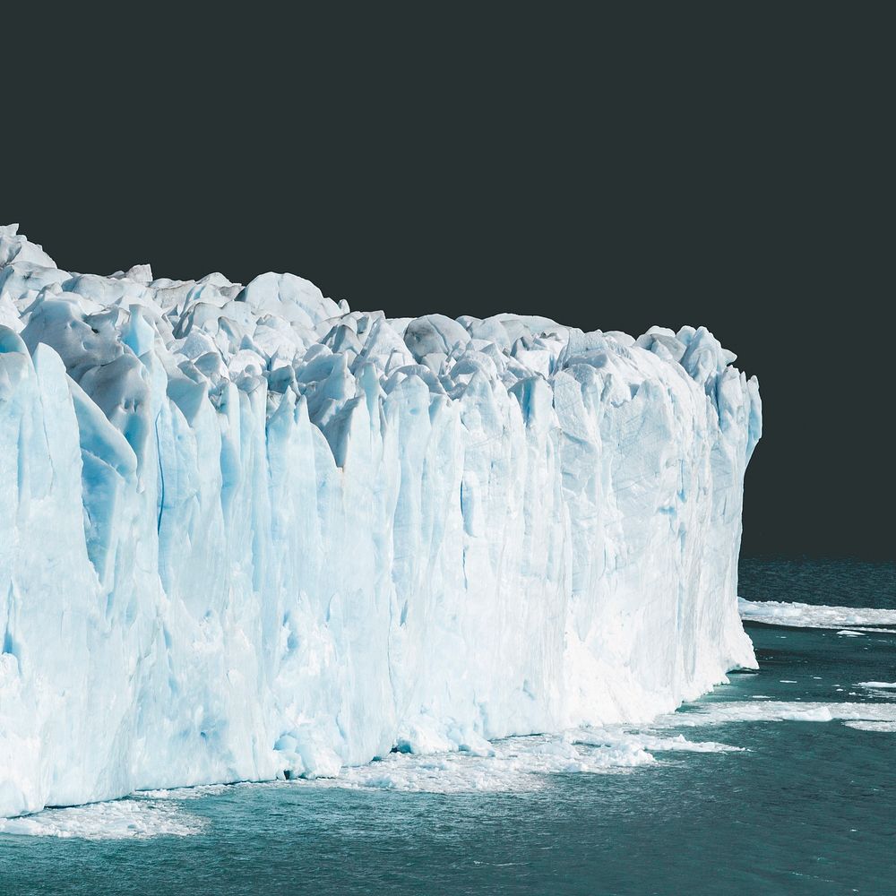 Iceberg. Original public domain image from Wikimedia Commons