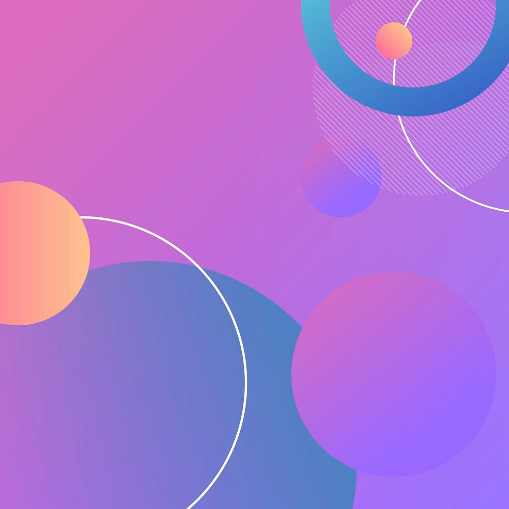 Colorful round modern background vector