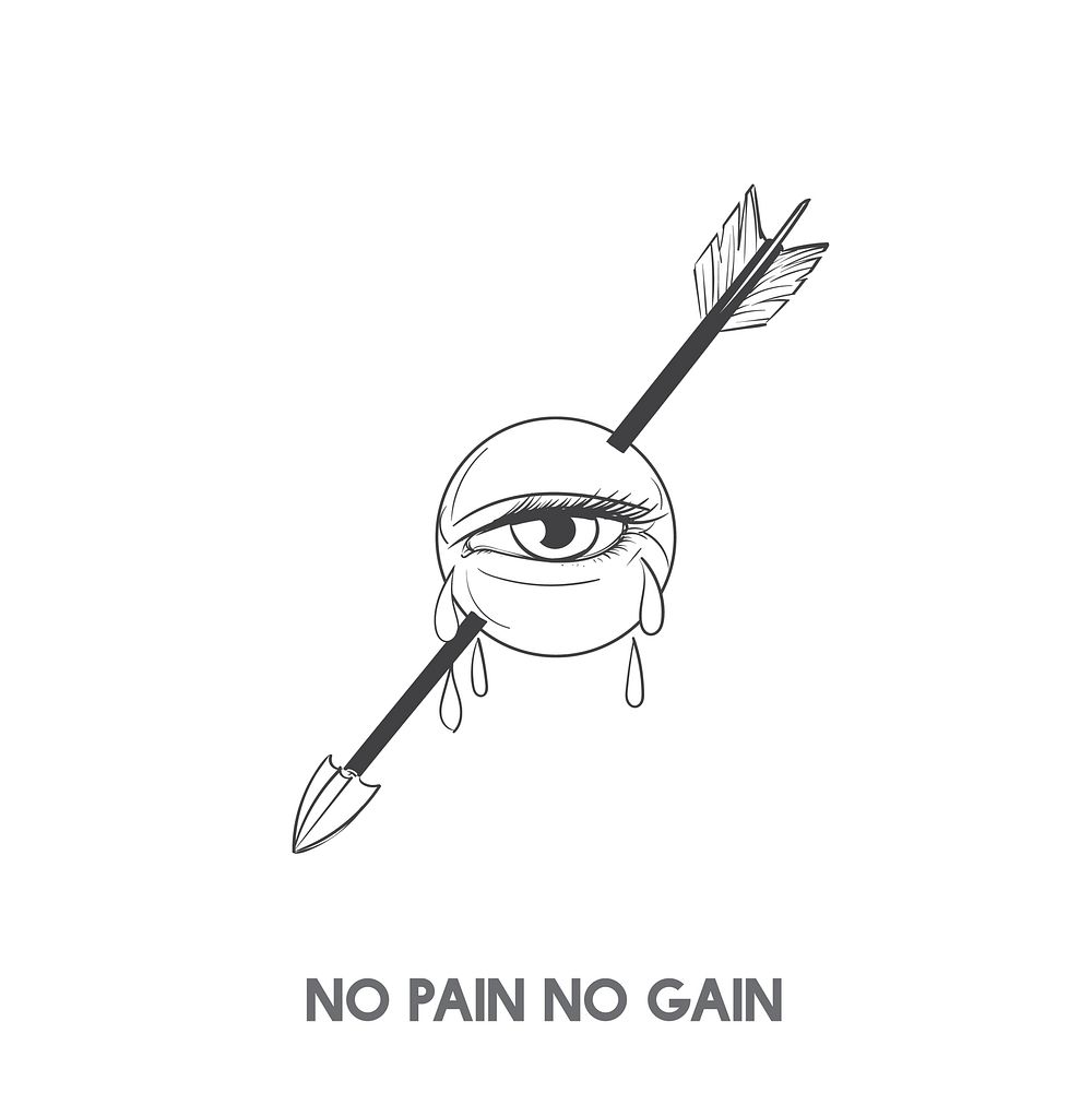 no-pain-no-gain-idiom-vector-rawpixel