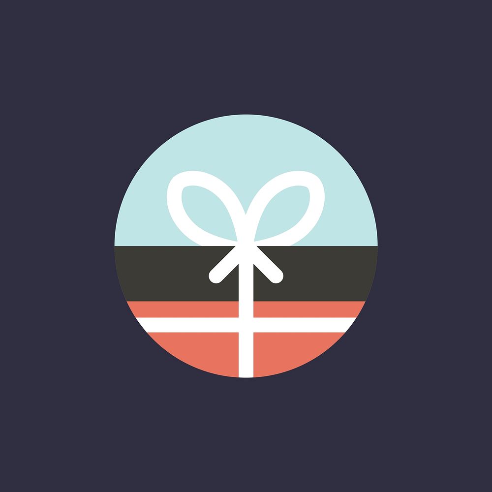Illustration of gift box icon