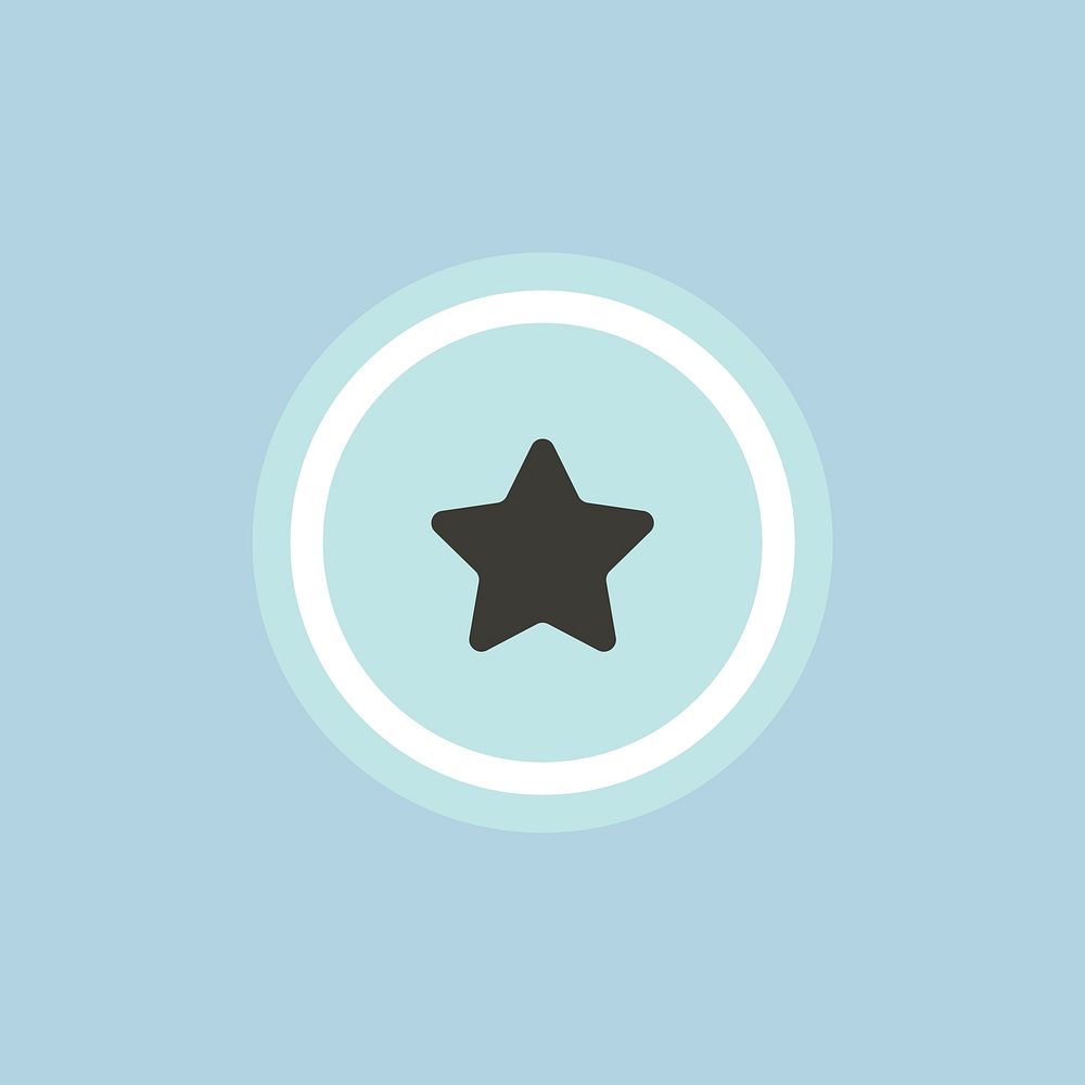 Vector of star icon