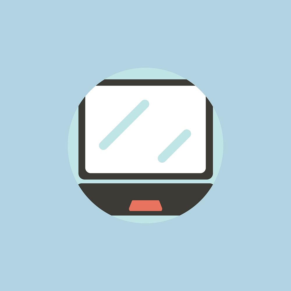 Vector of computer icon