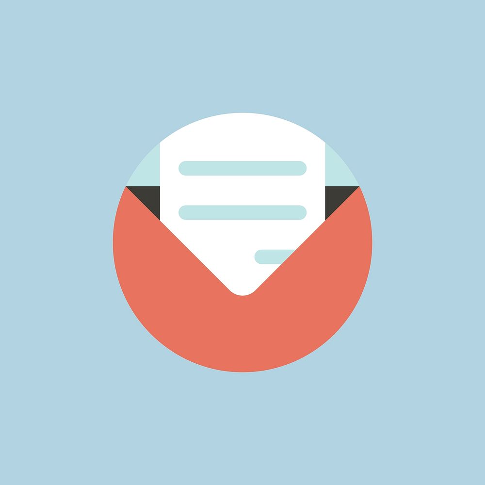Vector of email icon