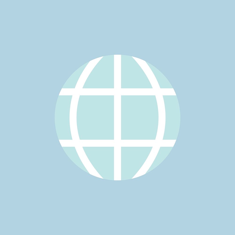 Vector of global icon