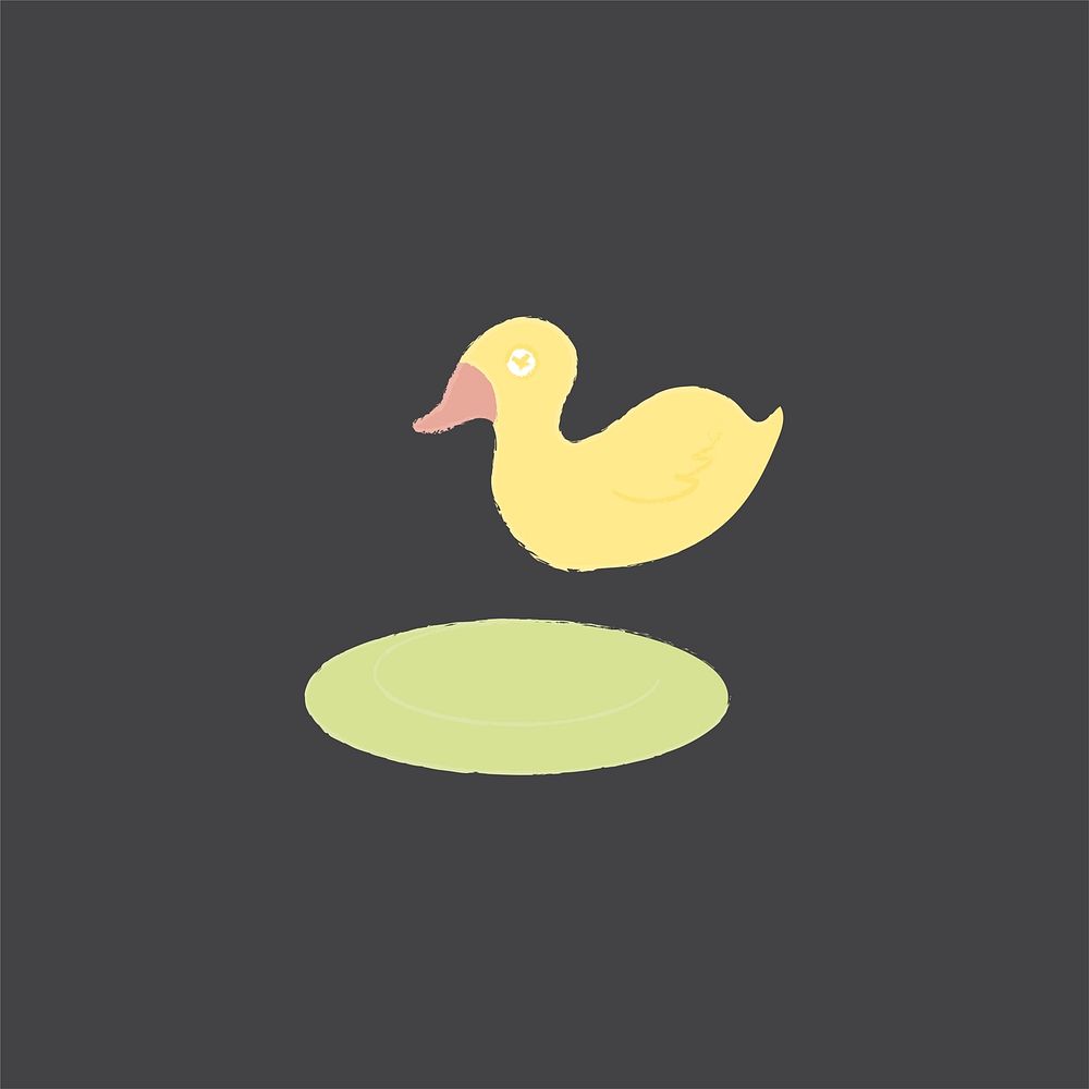 Illustration of a rubber duck