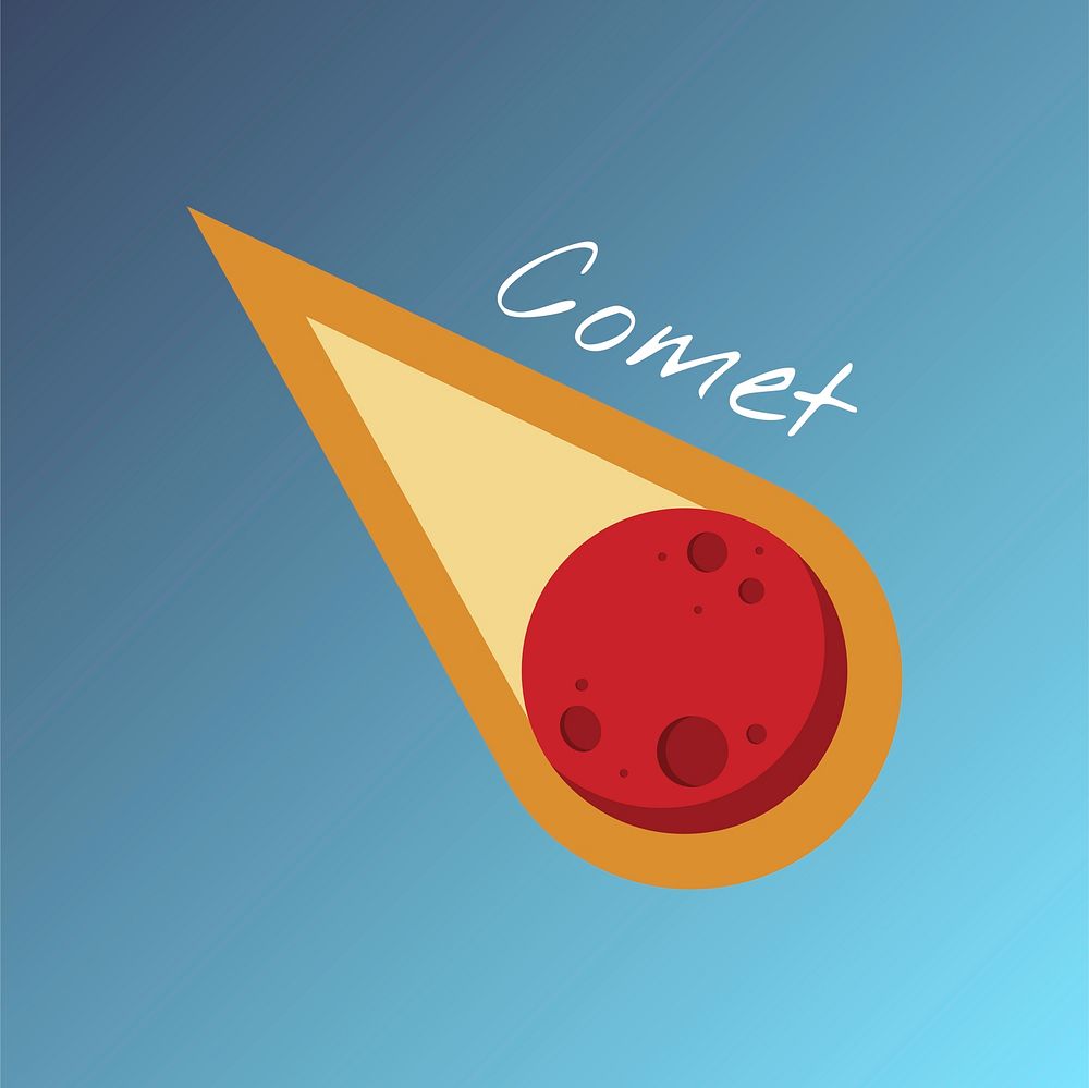 Vector of comet