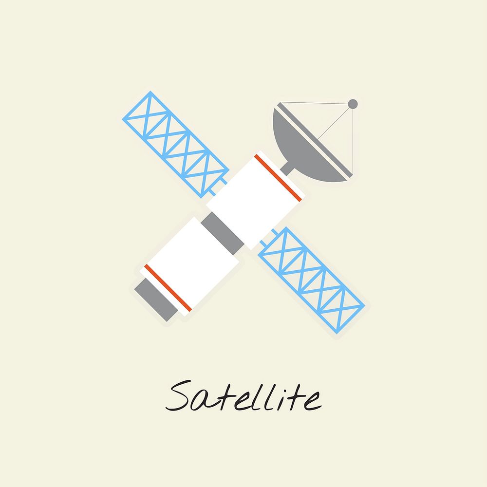 Vector of satellite