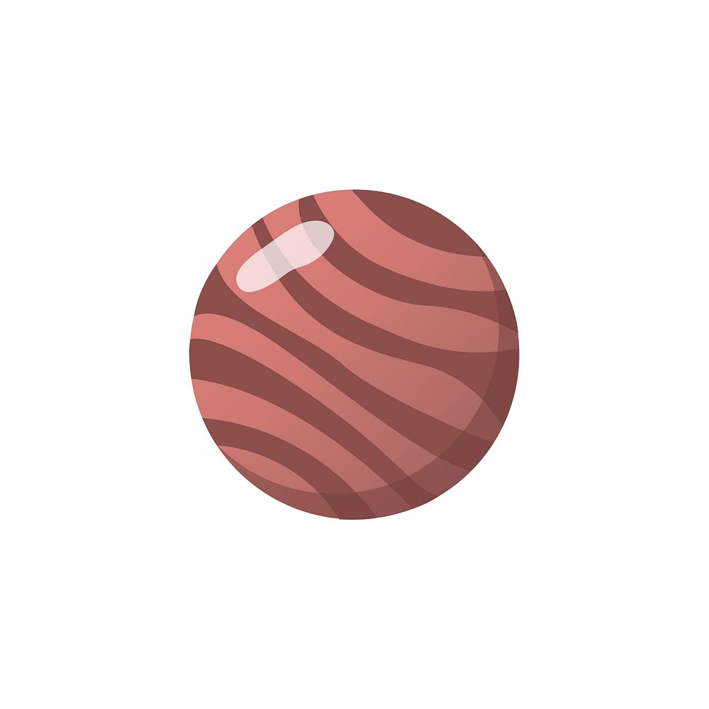 Simple illustration of a marble