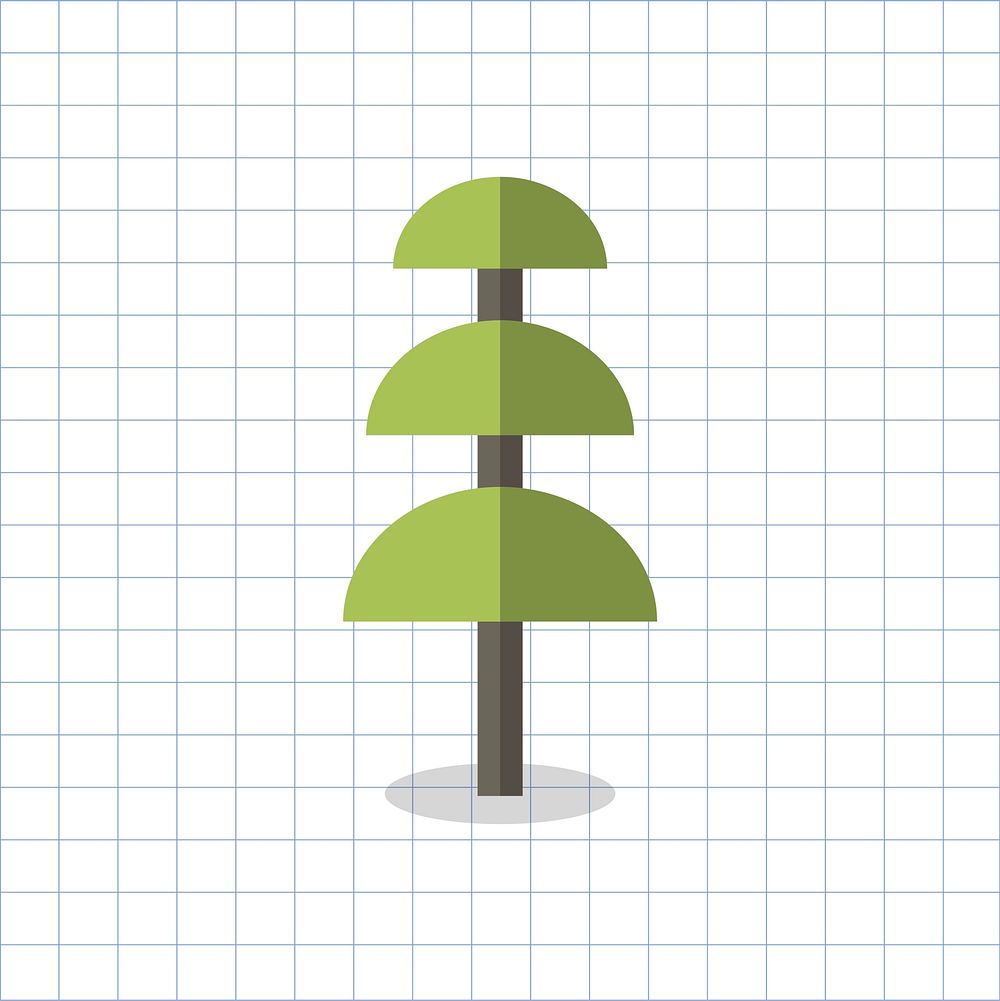 Illustration of a geometric tree