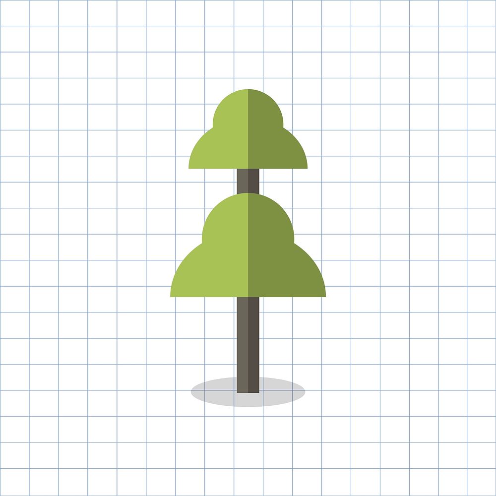 Illustration of a geometric tree