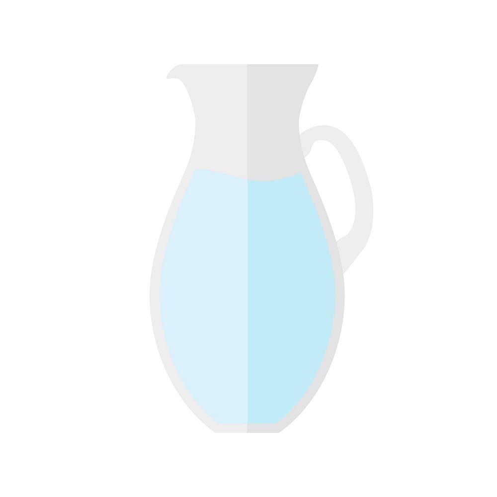 Simple illustration of a jug of drink