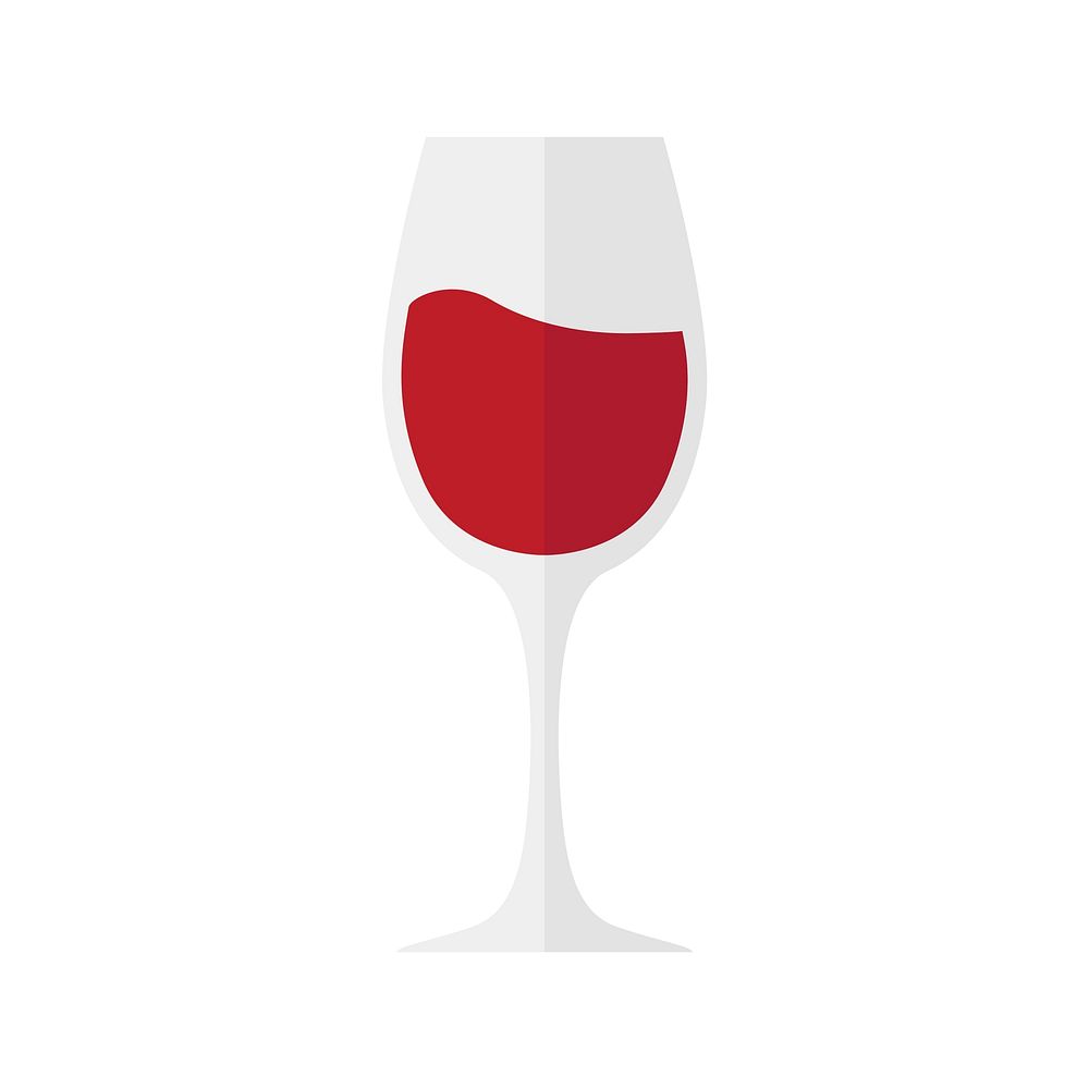 Simple illustration of a glass of drink