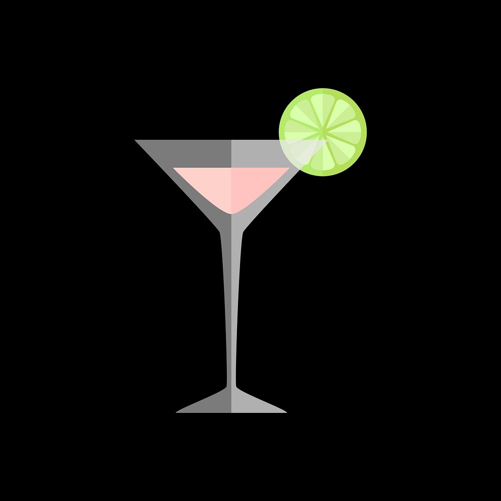 Illustration of a cocktail or mocktail
