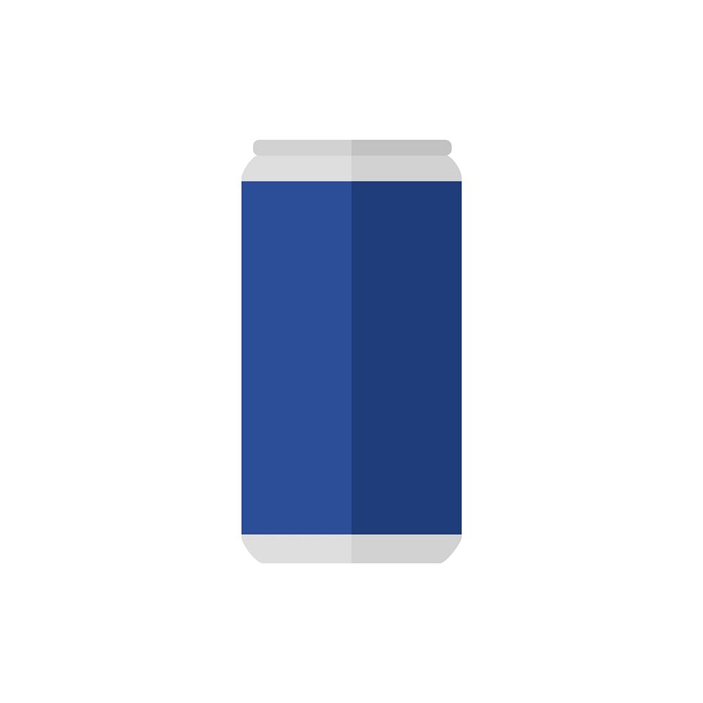 Illustration of a metal can
