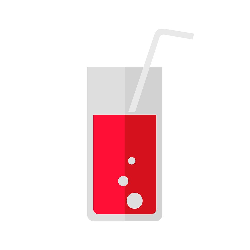 Illustration of a glass of juice