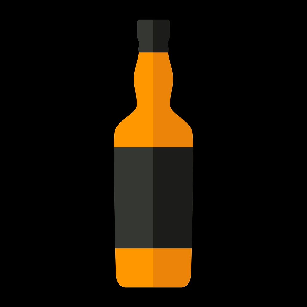Liquor bottle vector Free Vector rawpixel