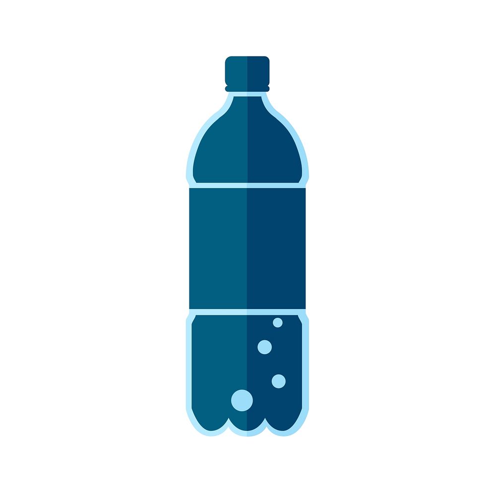 Soda bottle vector