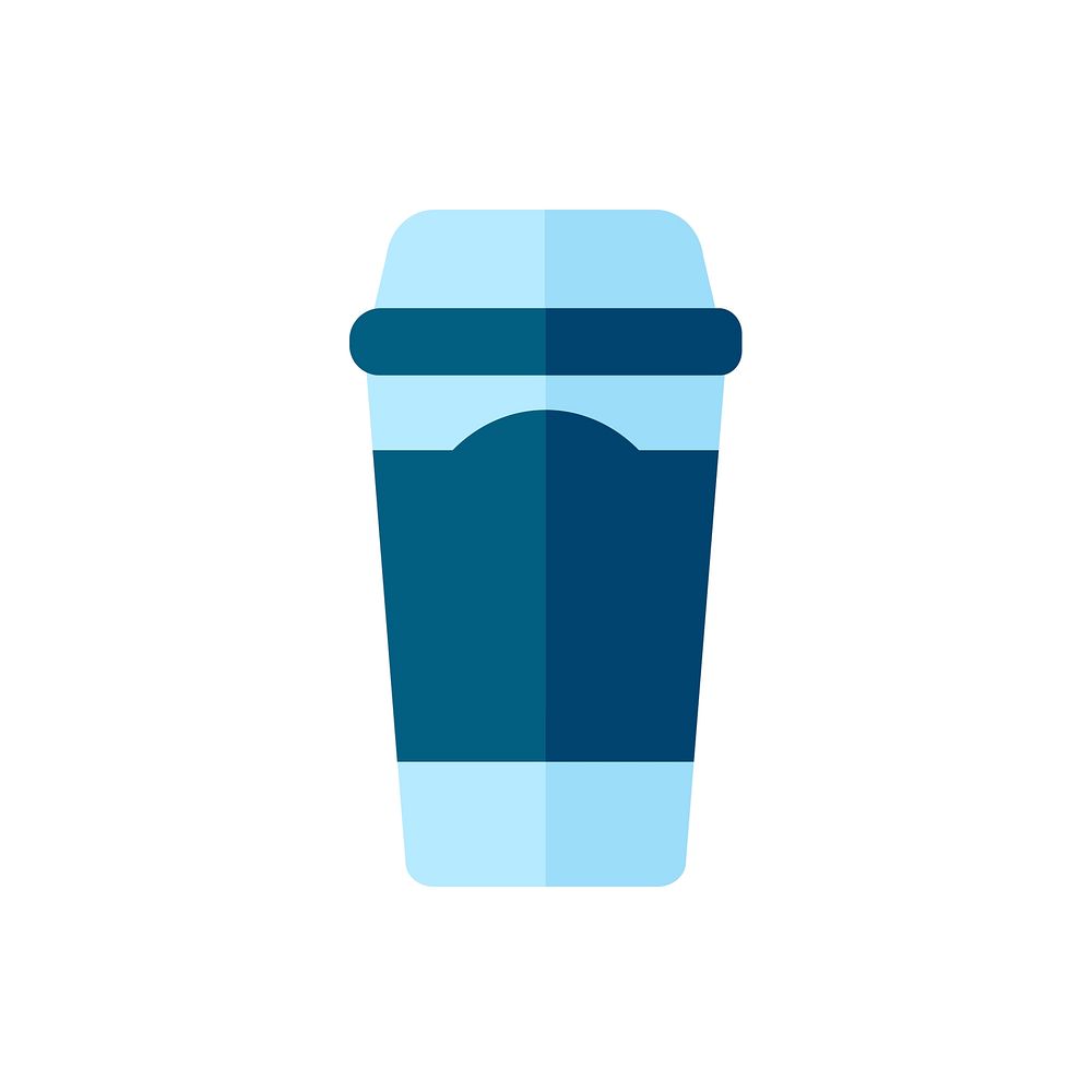 Simple illustration of a takeaway cup