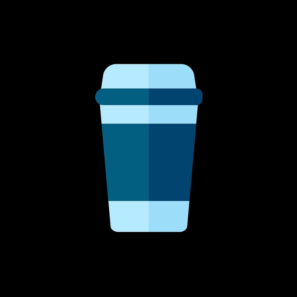 Simple illustration of a takeaway drink