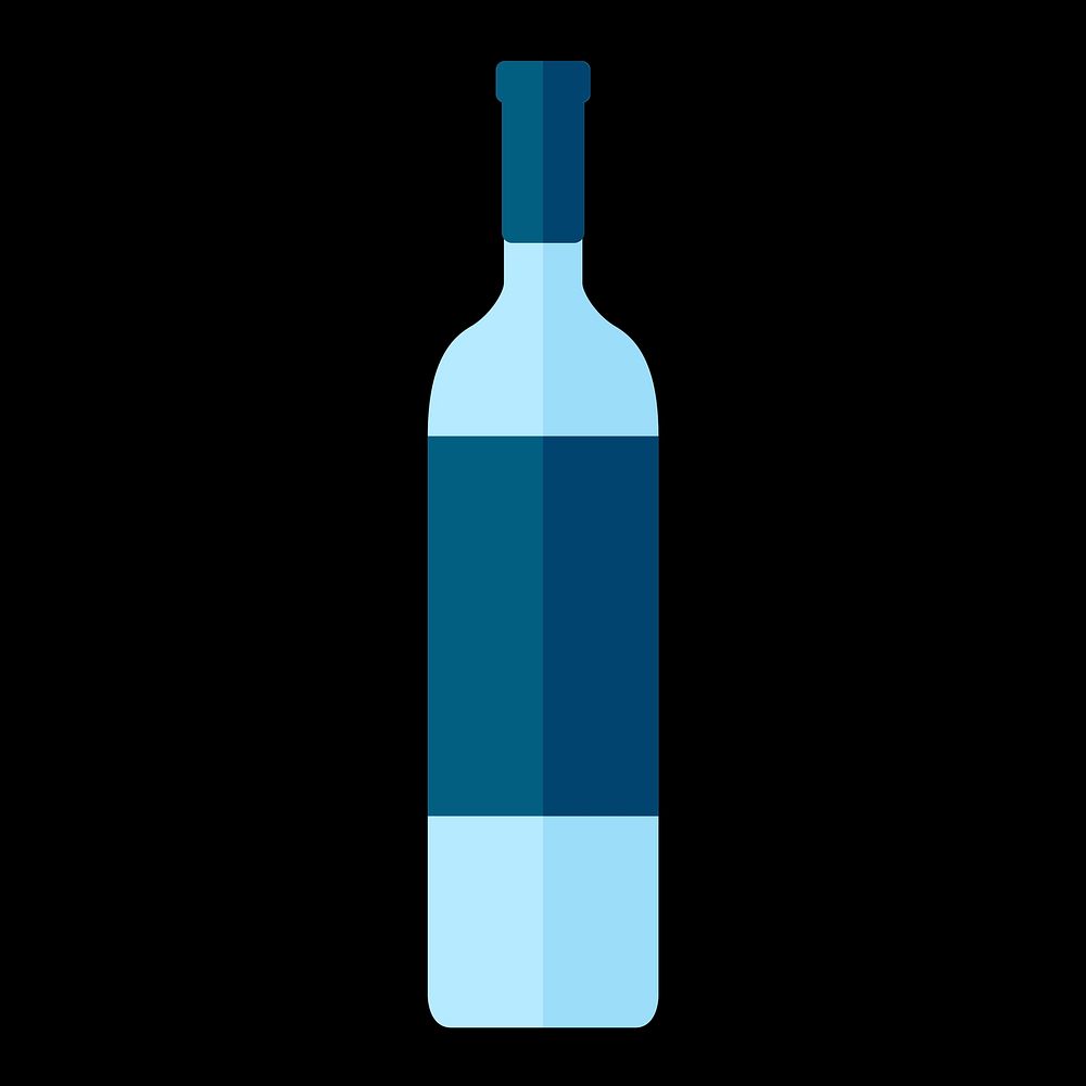 Simple illustration of a bottled drink