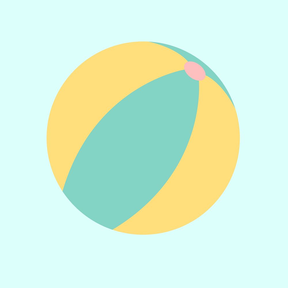 Illustration of a beach ball