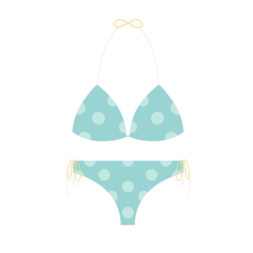 Illustration of a pair of bikini