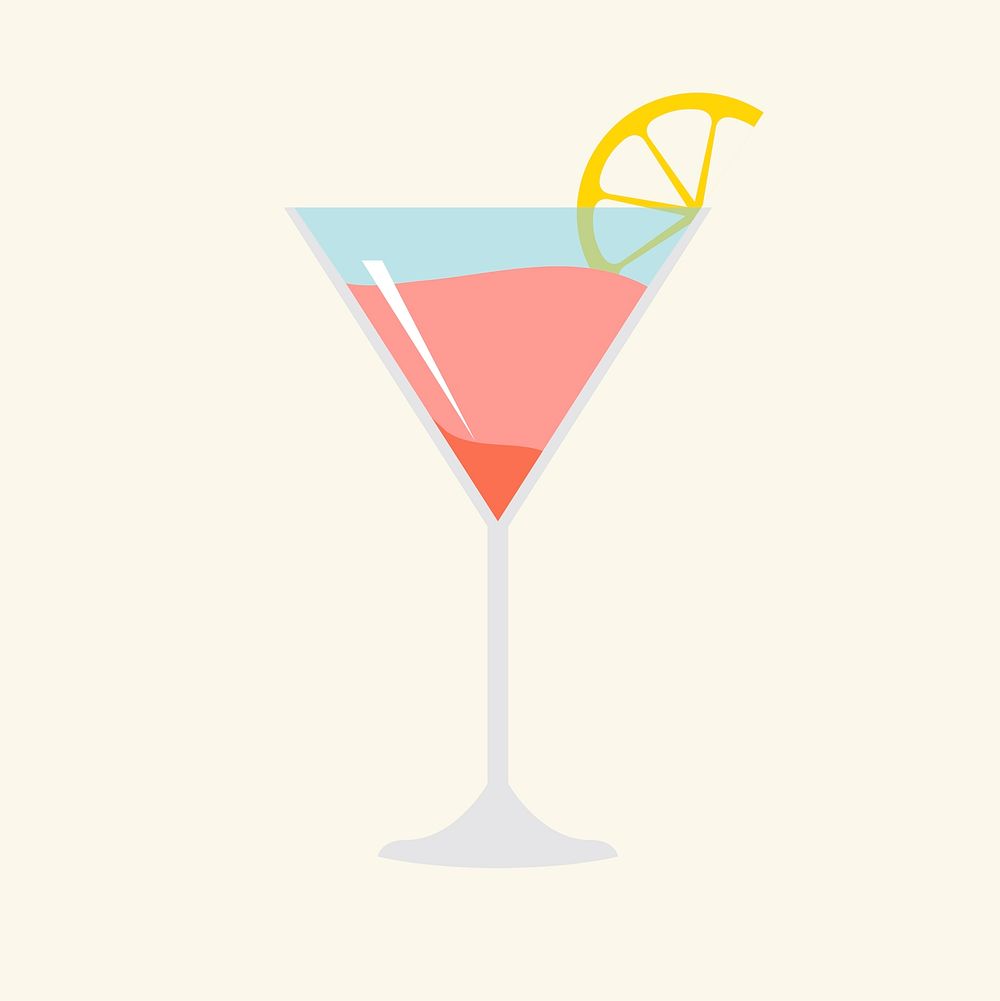 Illustration of a cocktail