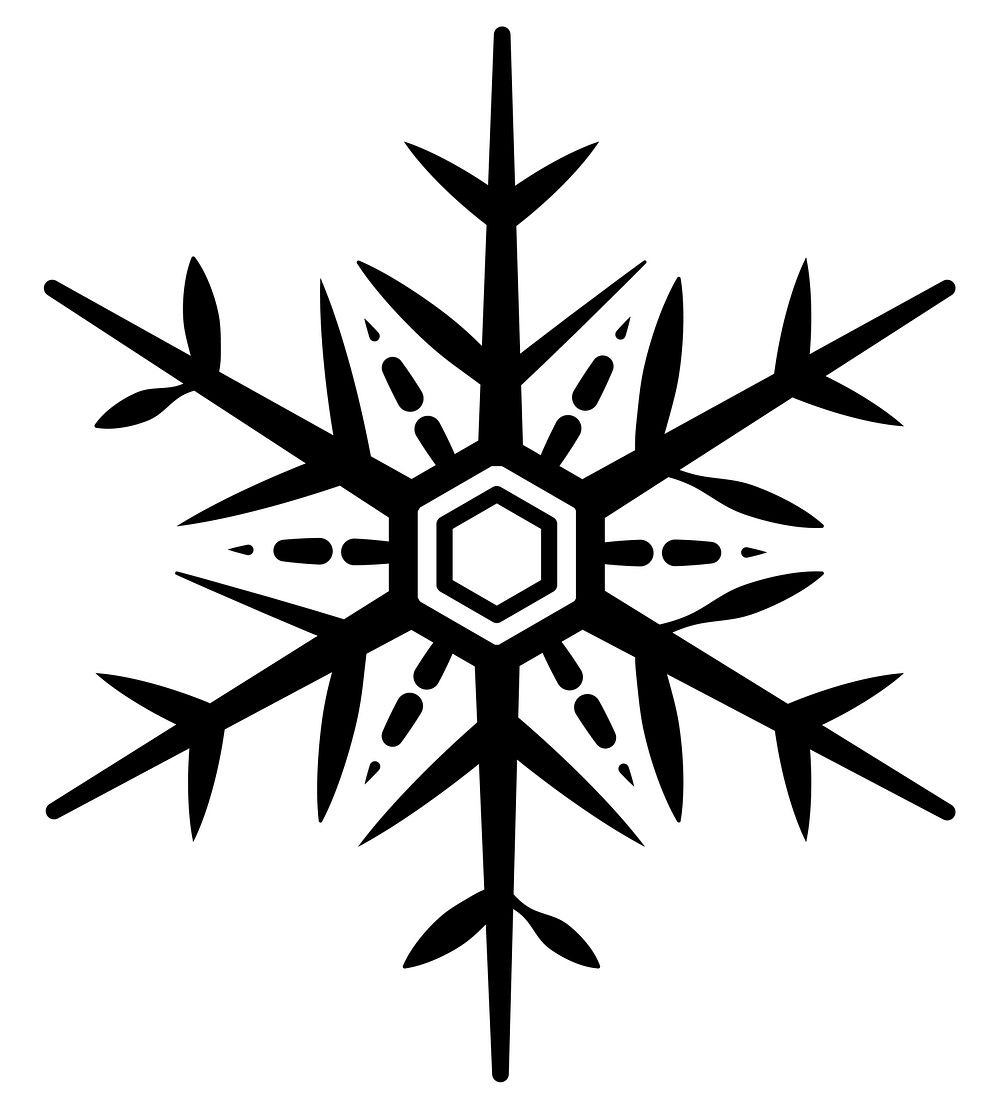 Illustration of snowflake icon