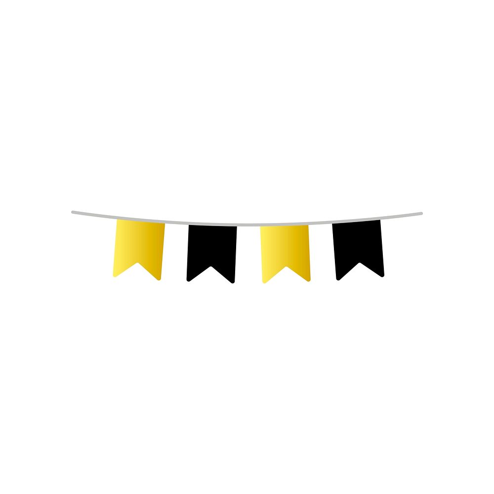 Illustration of party bunting icon