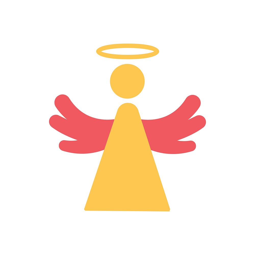 Illustration of angel icon