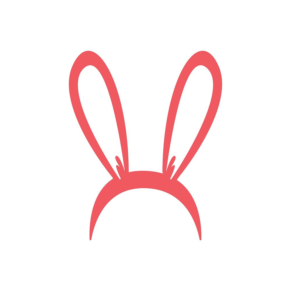 Illustration of bunny ears icon