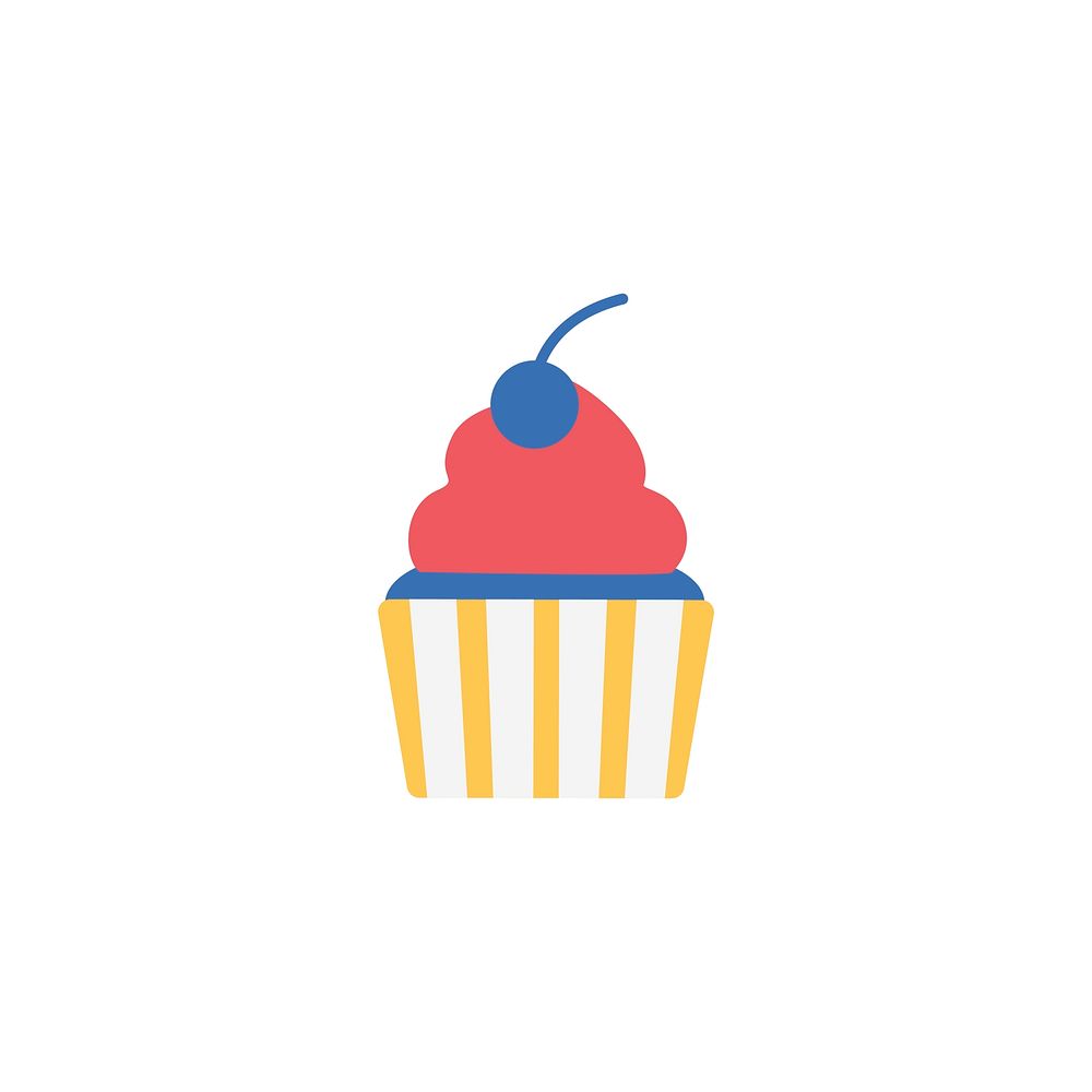 Illustration of party cake icon