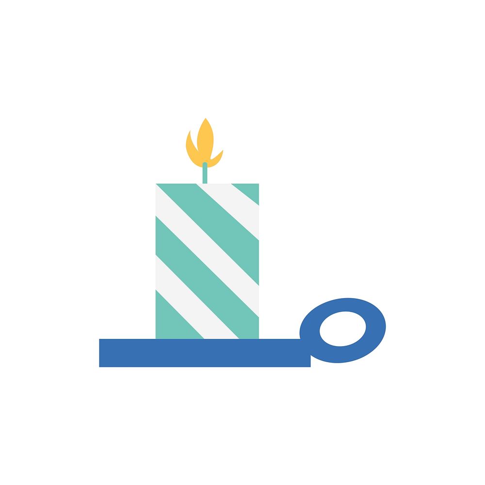 Illustration of candle icon