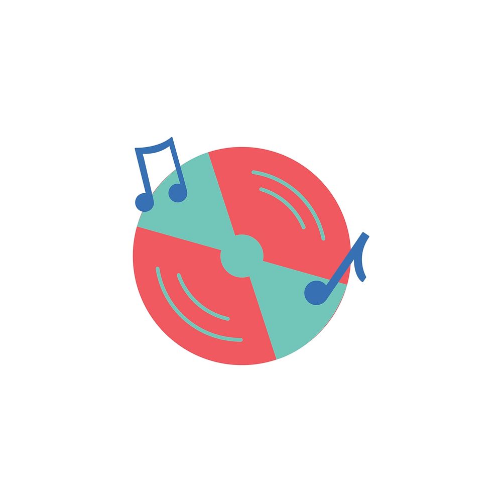 Illustration of music icon