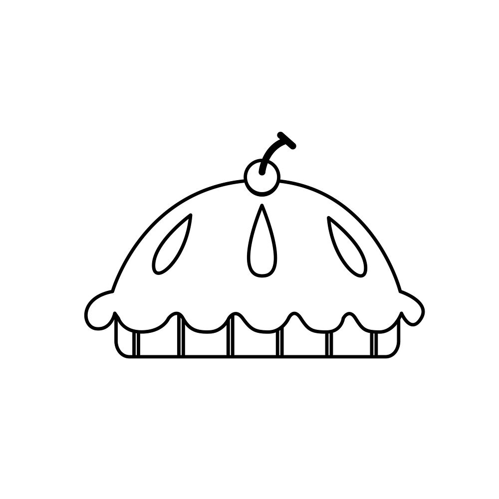 Illustration of party dessert icon