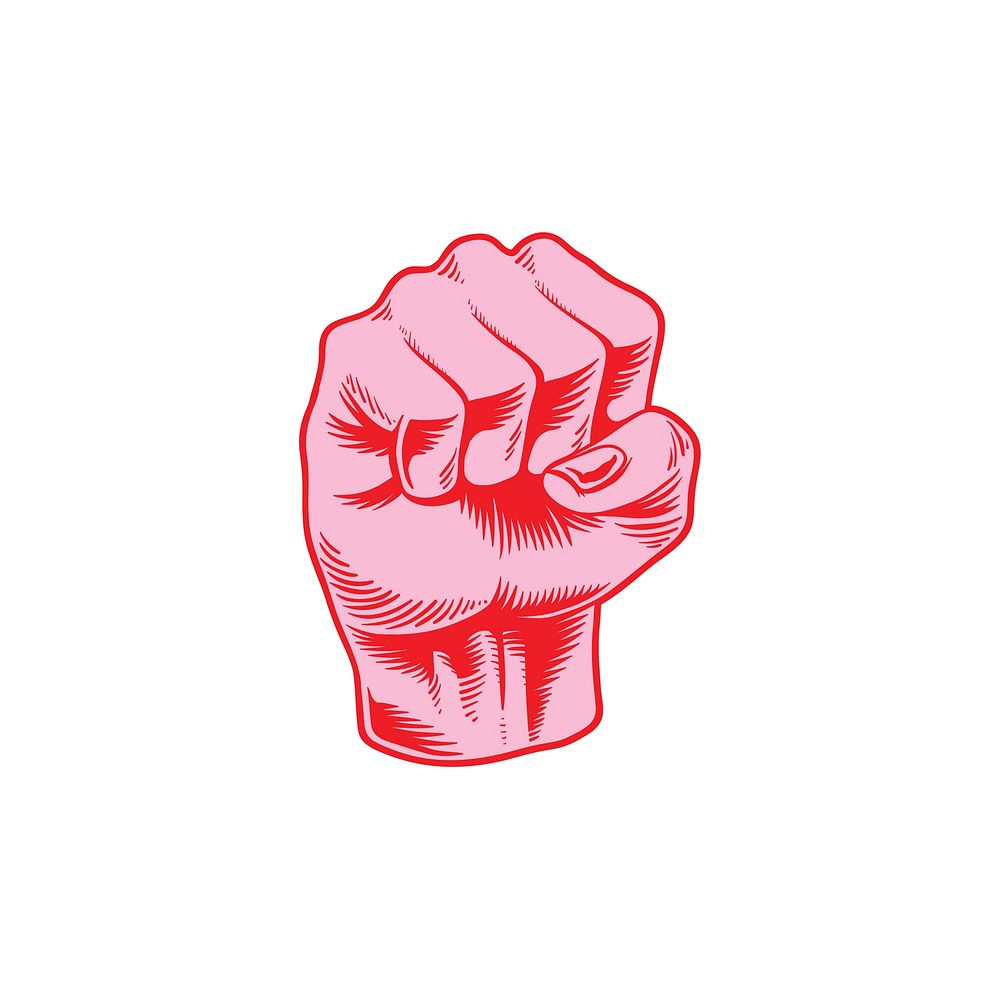 Illustration of power fist icon
