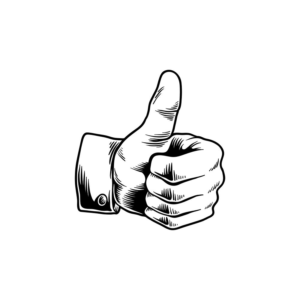 Illustration of thumbs up icon