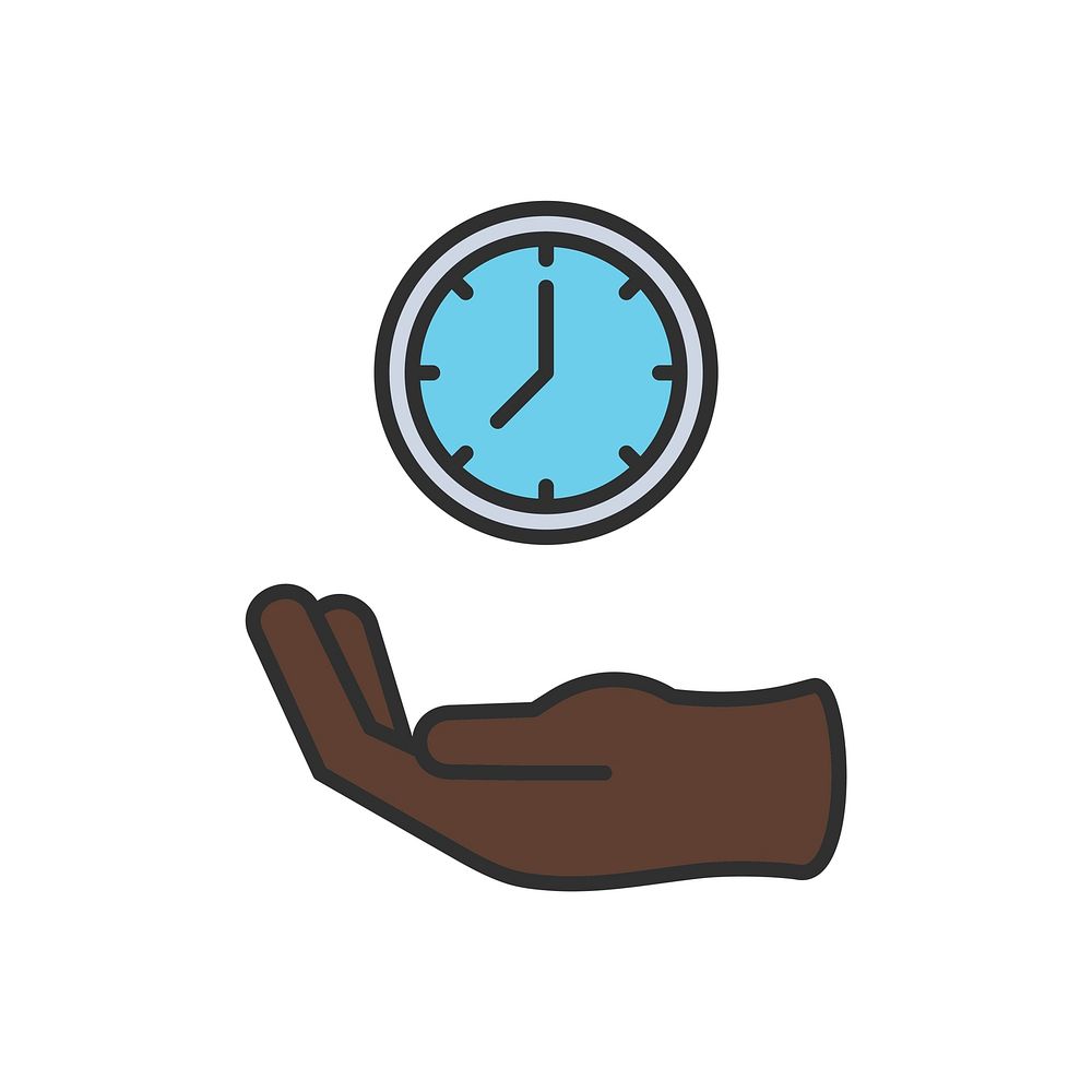 Illustration of clock icon