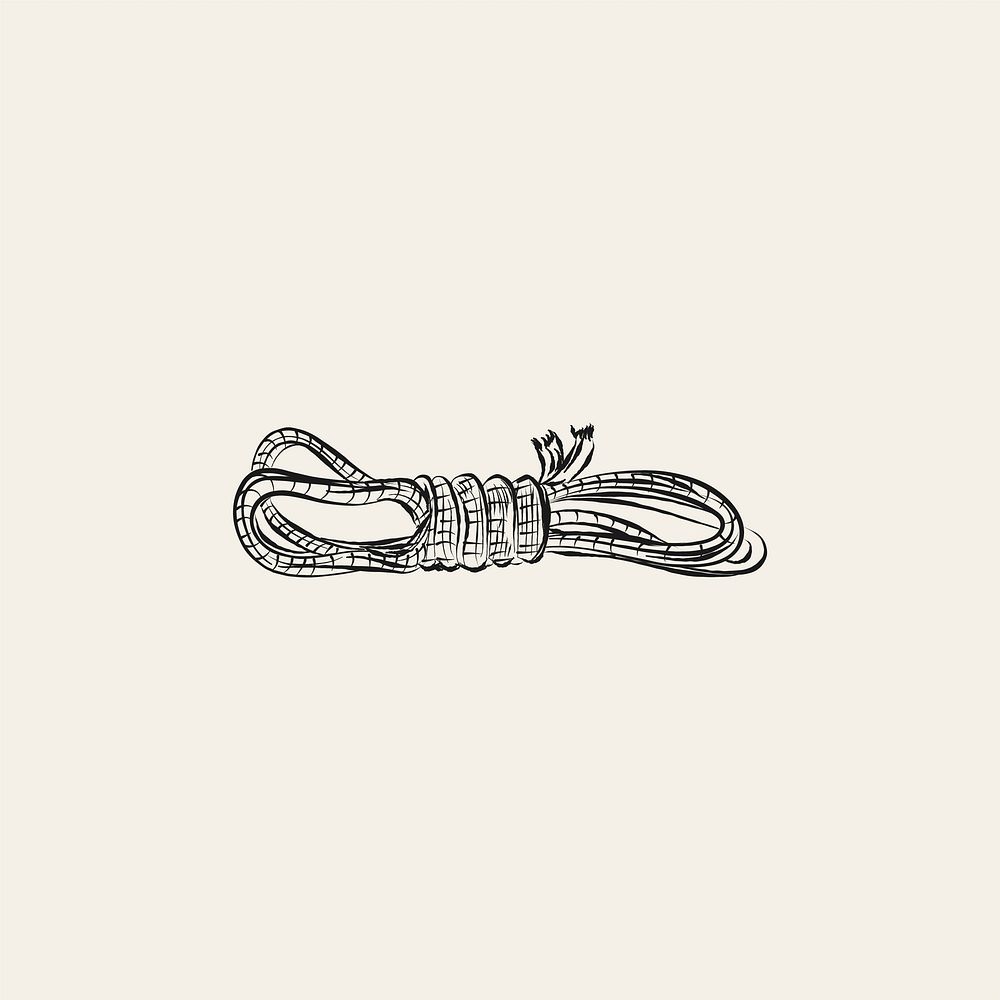 Vintage illustration of rope