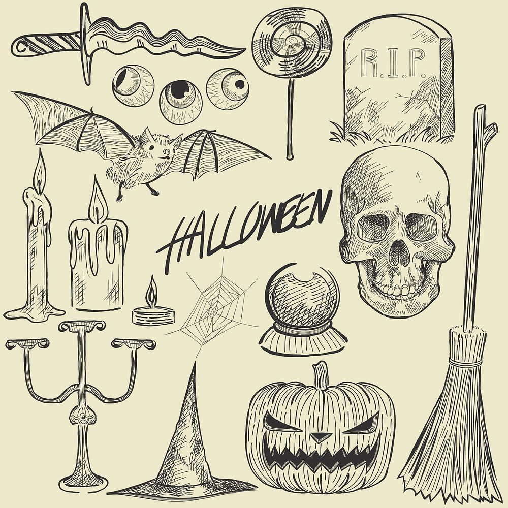Halloween theme illustration