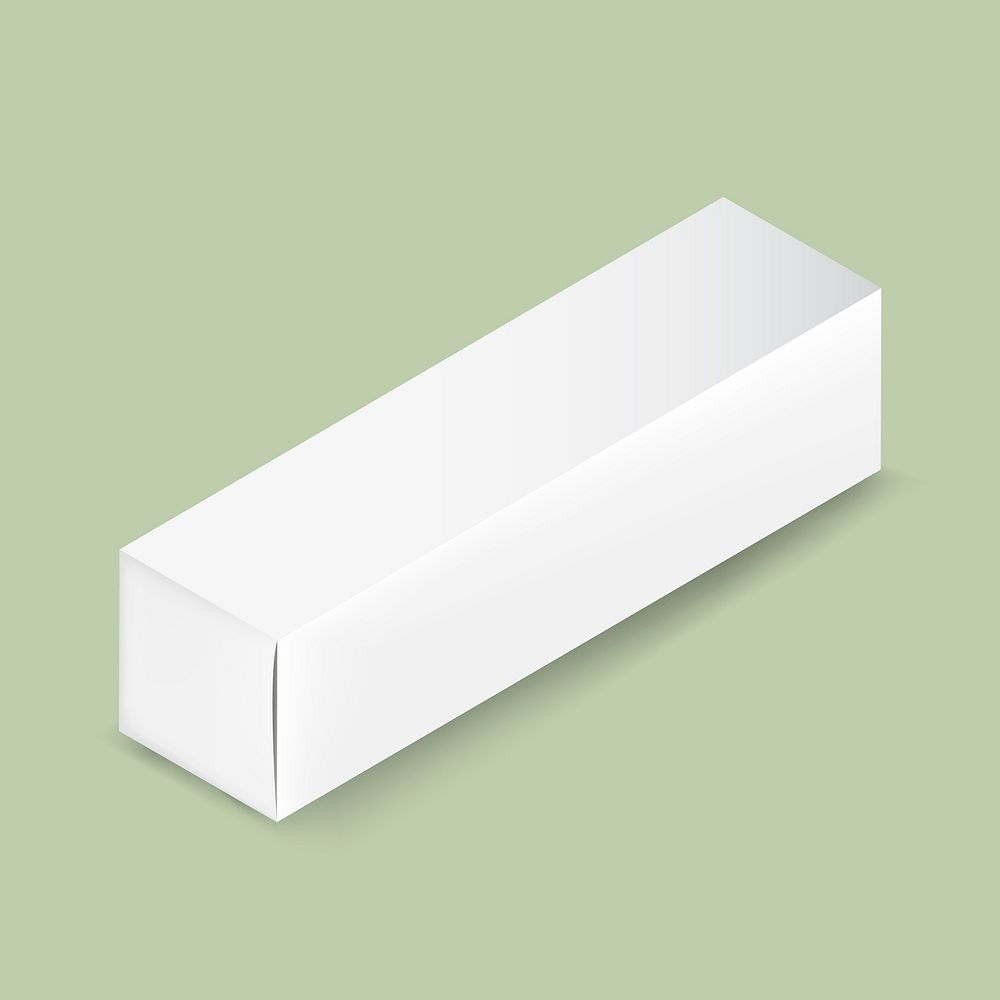 Vector icon of blank box mockup